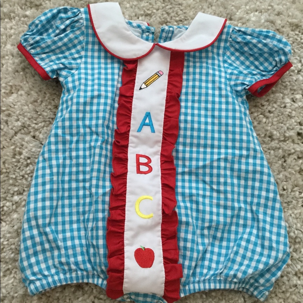 Embroidered Back To School Bubble